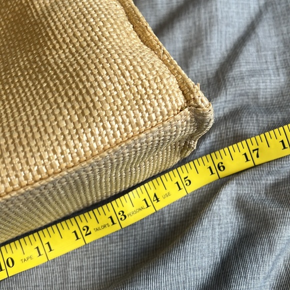 Escada Sunset Heat Straw Market Tote - Picture 11 of 17